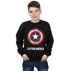 Captain America Boys Shield Sweatshirt / Black